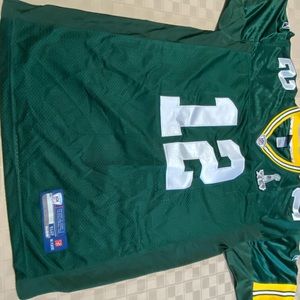 Aaron Rodgers Super Bowl‎ XLV Stitched Captain's Jersey Mens 52 Reebok Packers